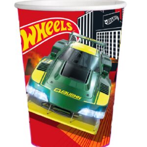 Set 8 pahare Hot Wheels, 220 ml