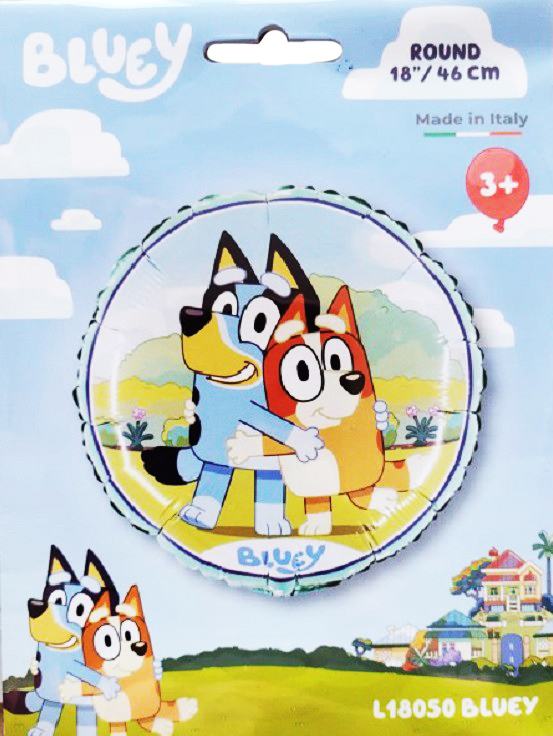 Balon folie, Bluey si Bingo, 45 cm - imagine 2