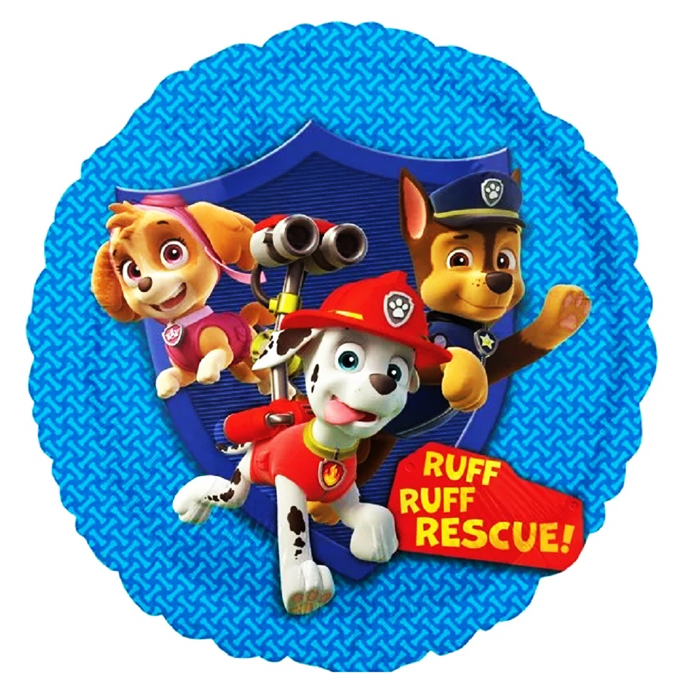 Balon folie, Paw Patrol Ruff-Ruff, 43 cm - imagine 2