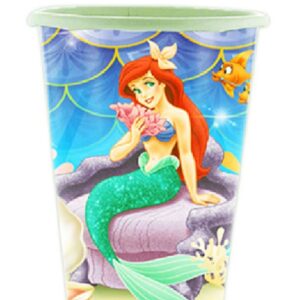Set 10 pahare Mica Sirena Ariel, 220 ml