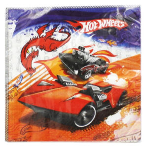 Set 15 servetele, Hot Wheels, 33 cm
