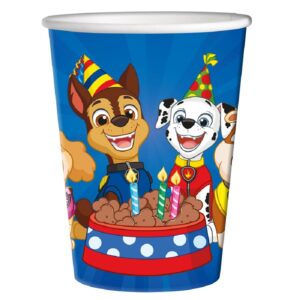 Set 8 pahare Paw patrol, albastre, 250 ml