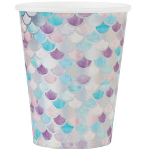 Set 6 pahare, Sirena cu solzi irizati, 270 ml