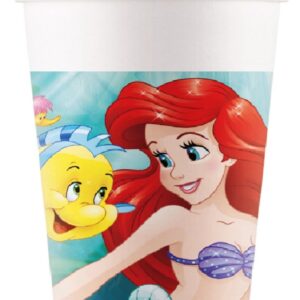 Set 8 pahare Mica Sirena, carton, 200 ml