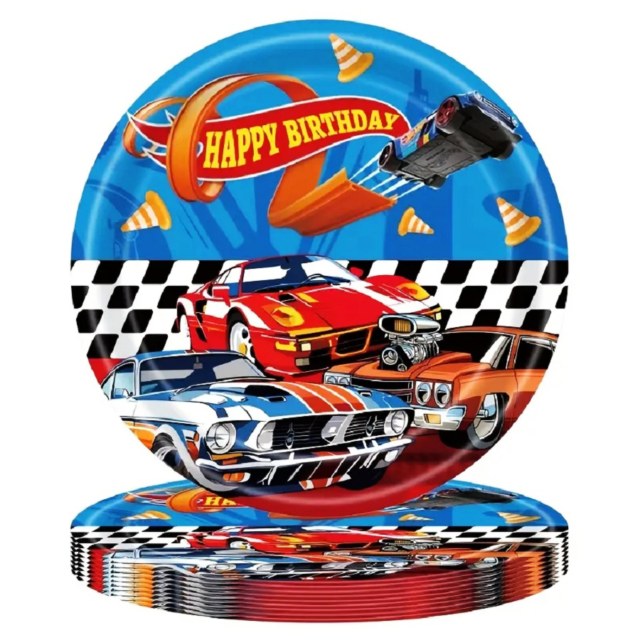Set Petrecere Racing Hot Cars, 10 persoane - imagine 2