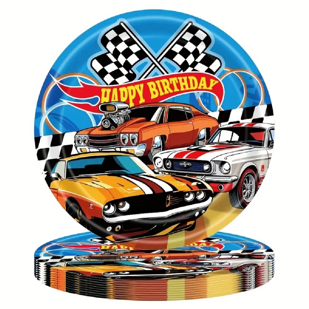 Set Petrecere Racing Hot Cars, 10 persoane - imagine 5