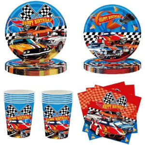 Set Petrecere Racing Hot Cars, 10 persoane
