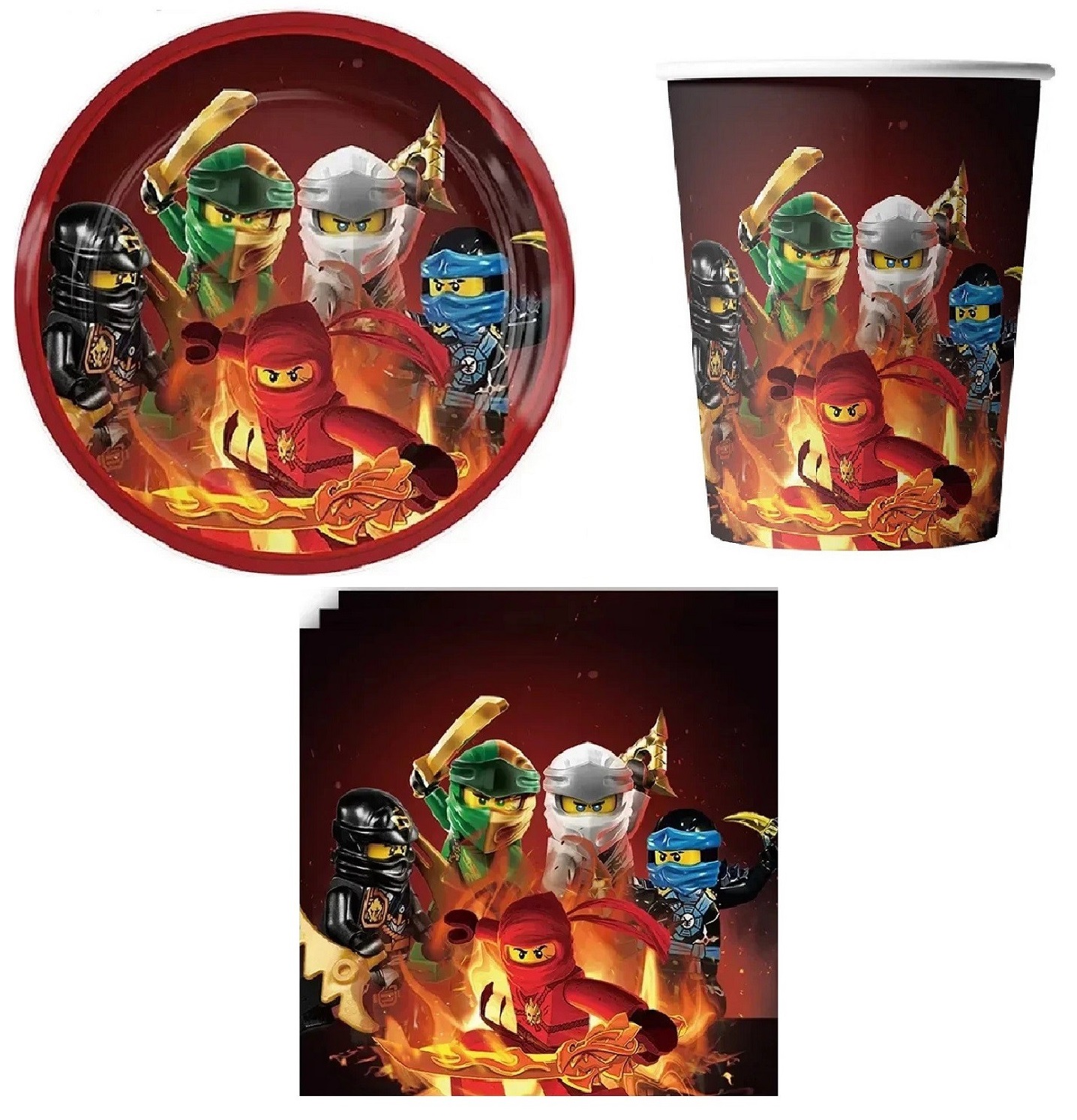 Set Petrecere Ninjago, 8 persoane