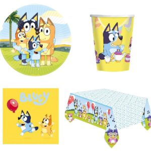 Set petrecere Bluey si familia, 8 persoane