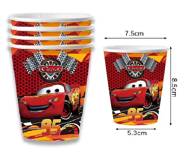 Set petrecere, Cars Fulger McQueen, 8 persoane - imagine 5