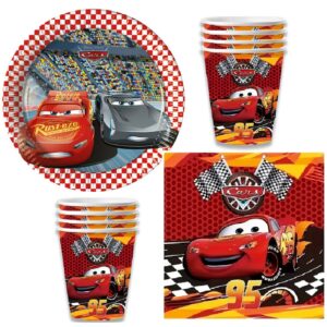 Set petrecere, Cars Fulger McQueen, 8 persoane