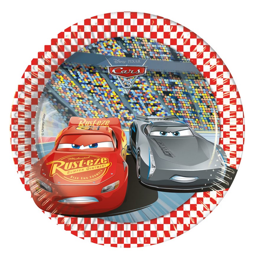 Set petrecere, Cars Fulger McQueen, 8 persoane - imagine 2