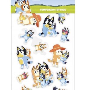 Set 12 Tatuaje Bluey si Familia, pentru copii