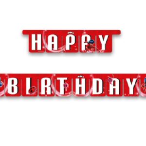 Ghirlanda Happy Birthday, Buburuza Miraculoasa, 300 cm