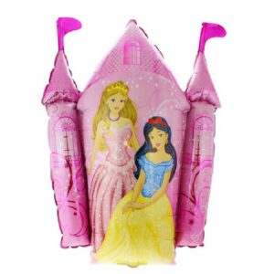 Balon folie cu Printese la castel, 27 x 28 cm