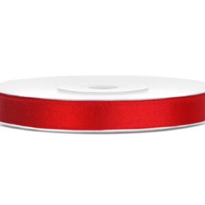 Panglică Rosie, satin, 25 m/6mm