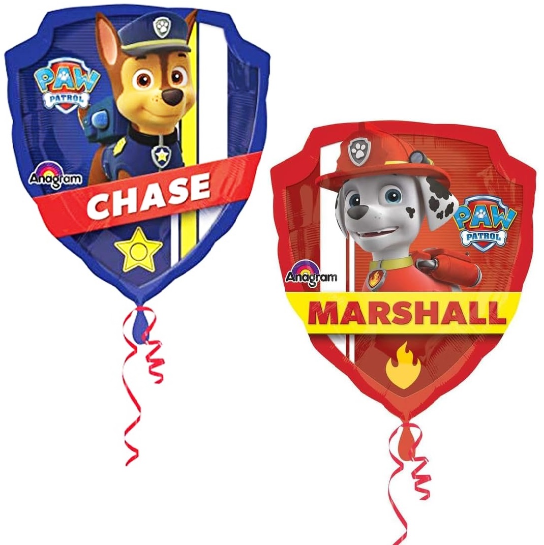 Balon Paw patrol, Chase si Marshall, 29 cm - imagine 2