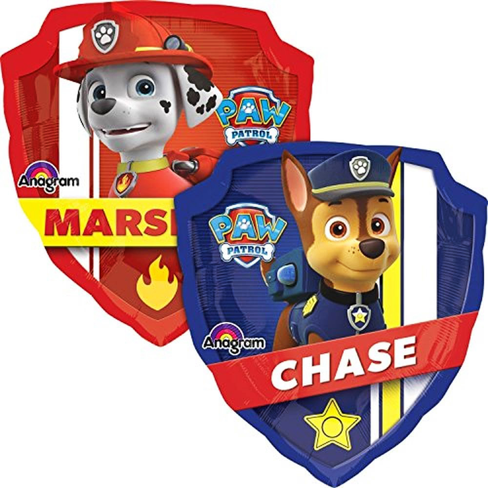 Balon Paw patrol, Chase si Marshall, 29 cm