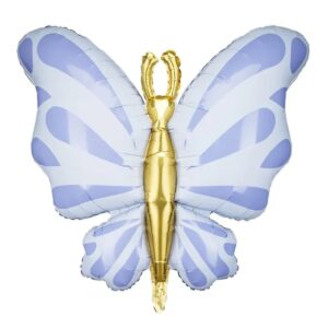 Balon folie Fluture, 101 x 83 cm - Albastru