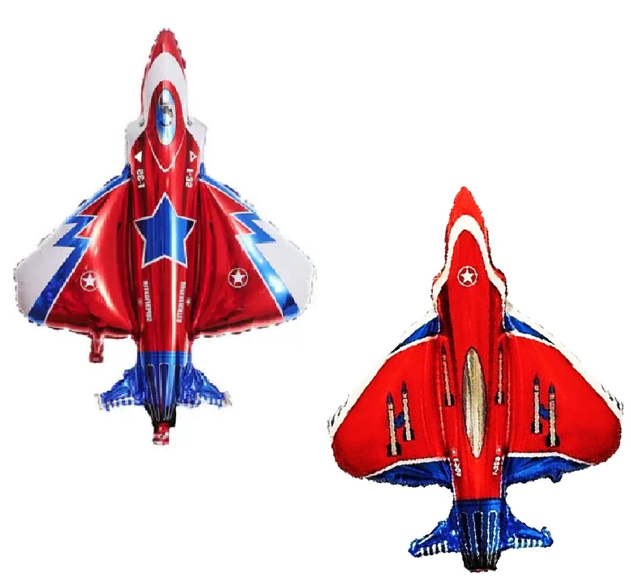 Balon Avion Superfighter rosu, 90 x 85 cm - imagine 2