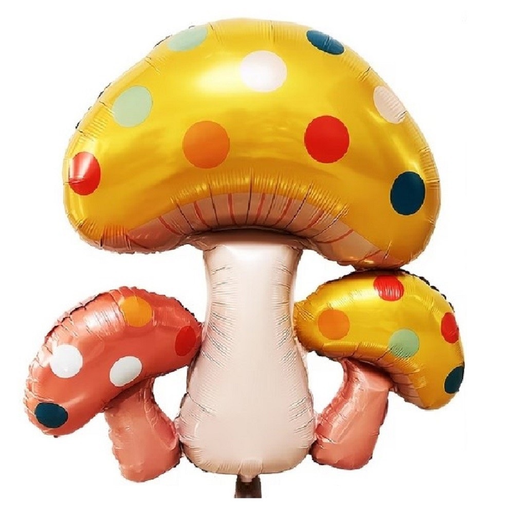 Balon folie cu 3 Ciupercute, 84 x 75 cm