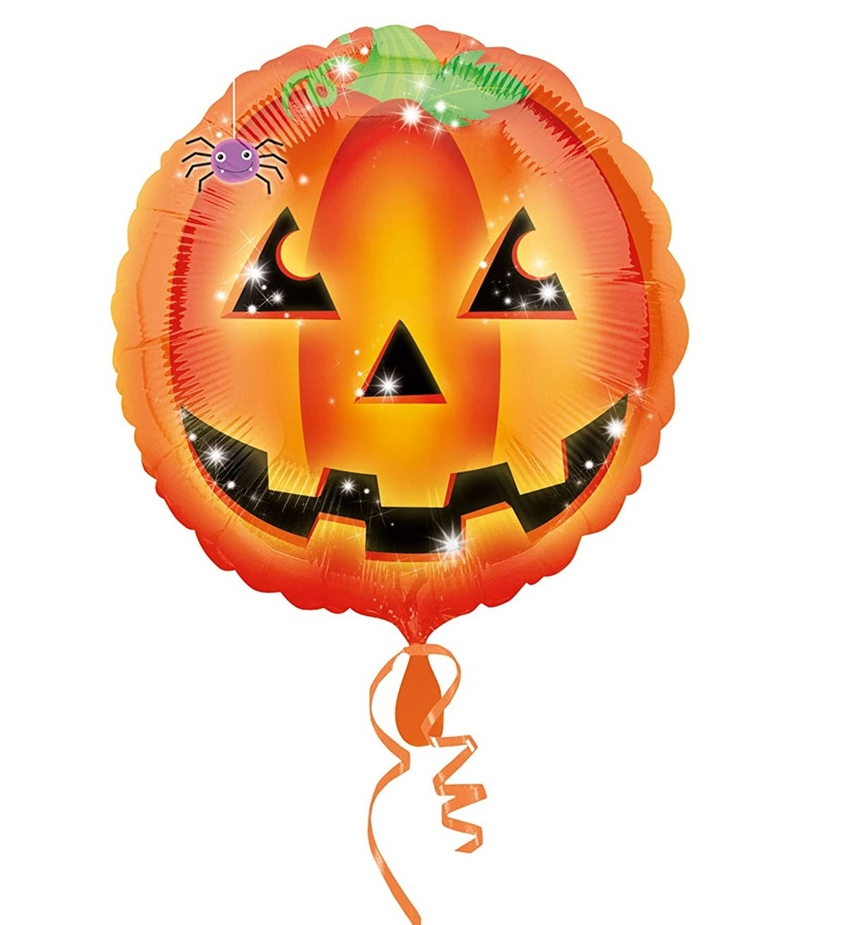 Balon folie, Dovleac Halloween, 43 cm - imagine 2