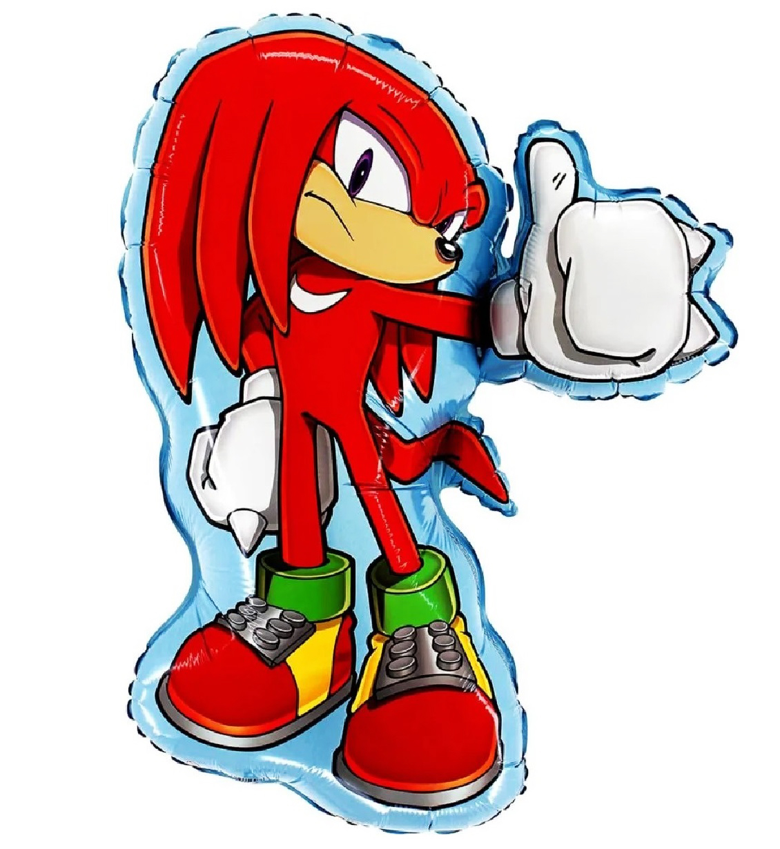 Balon folie Knuckles (Ariciul Sonic), 74 x 65 cm