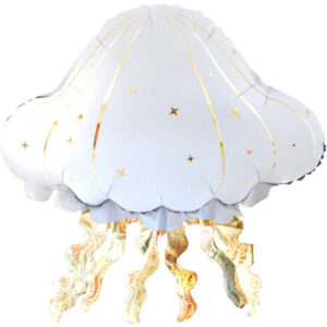 Balon folie, Meduza alba, 54 cm