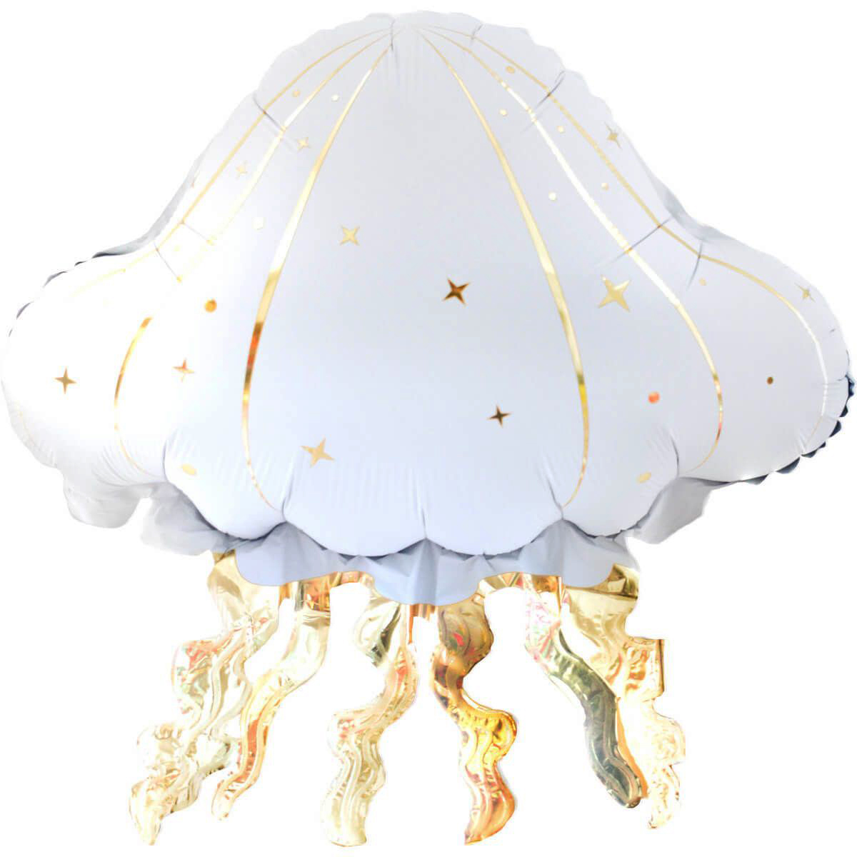 Balon folie, Meduza alba, 54 cm