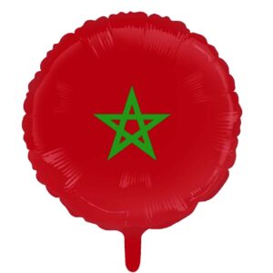 Balon folie, Steag Maroc, 46 cm