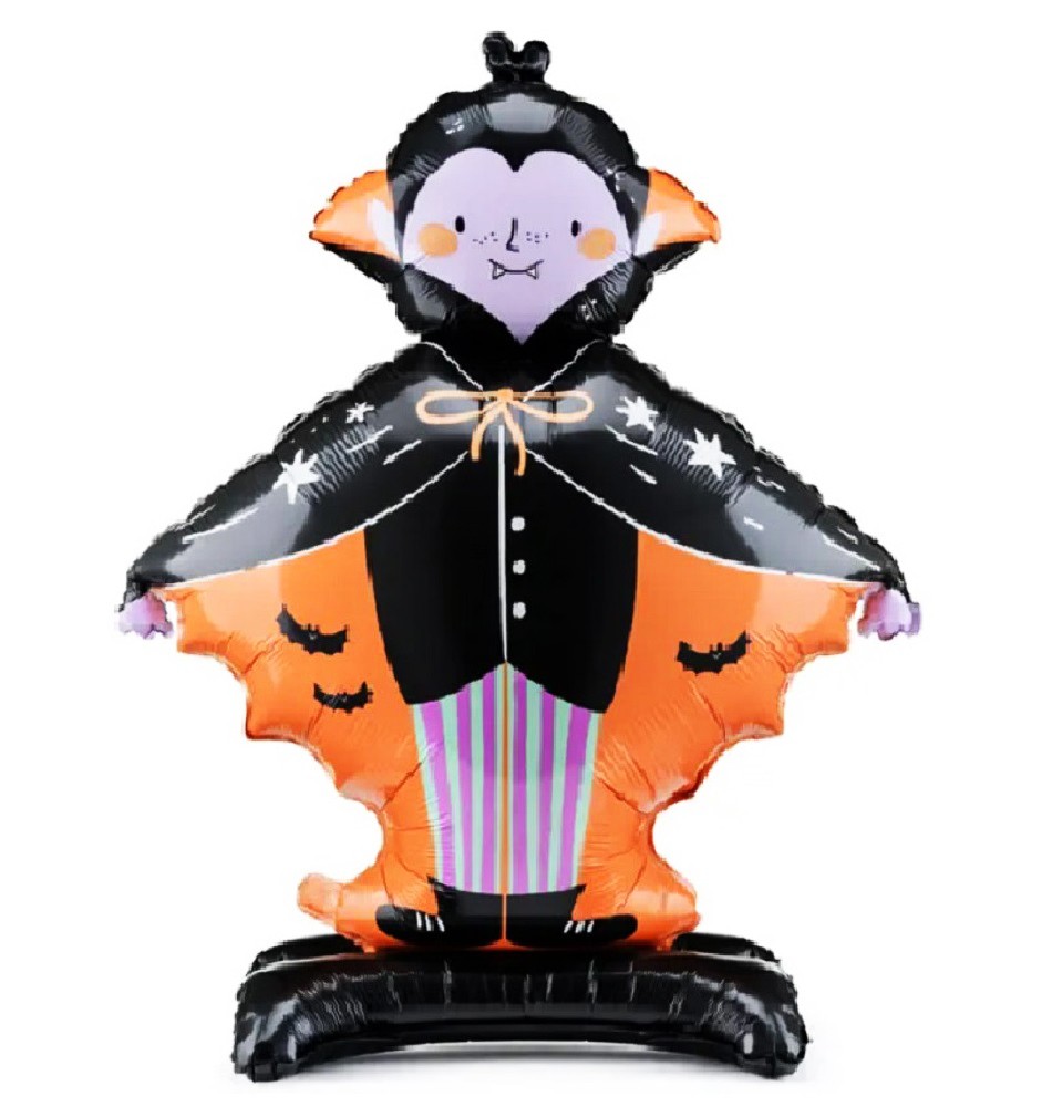 Balon folie Vampir Dracula, cu suport, 78 x 112 cm - imagine 3
