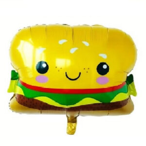 Balon folie Happy Burger, 56 x 48 cm