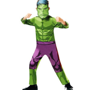 Costum Hulk Avengers, Clasic, copii 5-8 ani