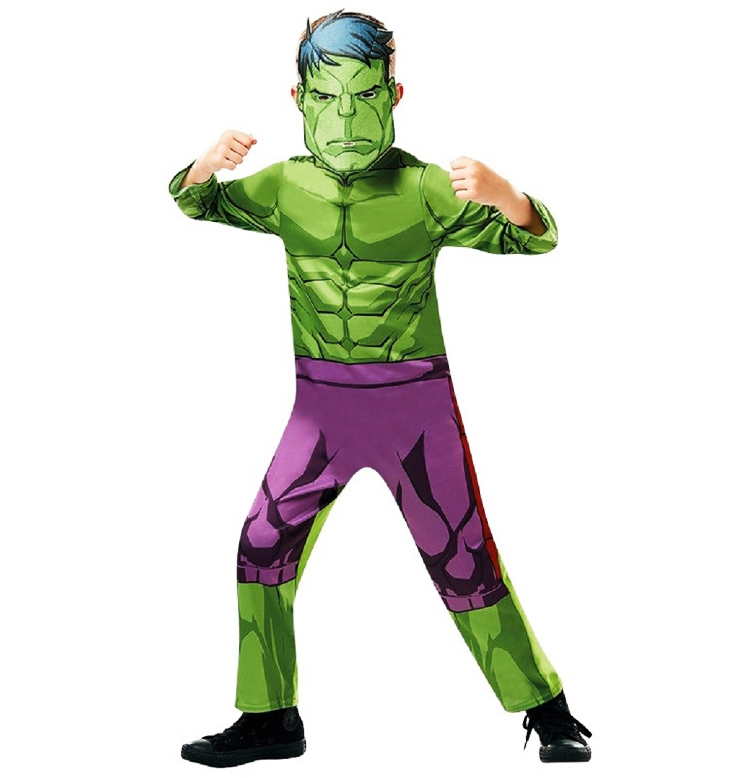 Costum Hulk Avengers, Clasic, copii 5-8 ani