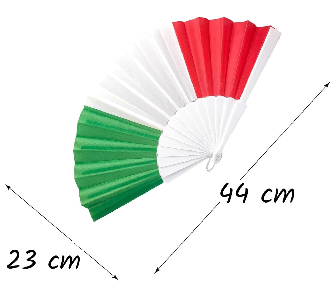 Evantai culori Steag Italia, 23 cm - imagine 2