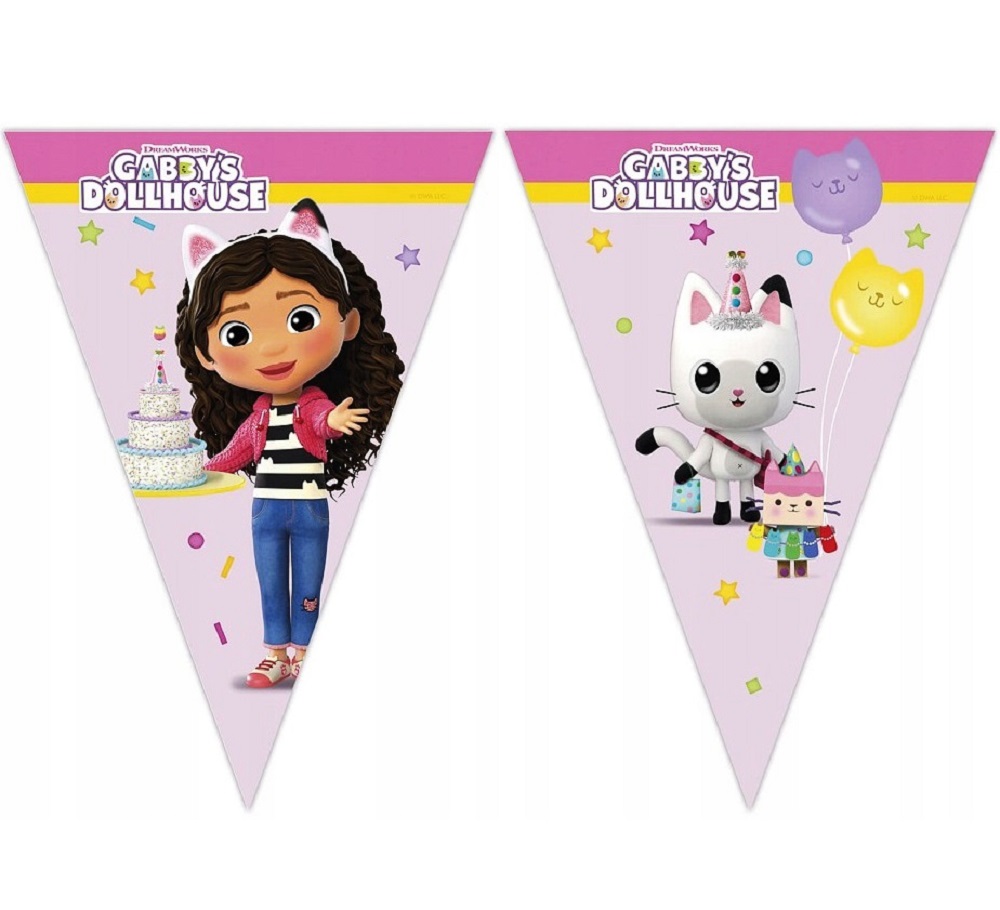 Ghirlanda party, Gabby's Dollhouse, 230 cm - imagine 2