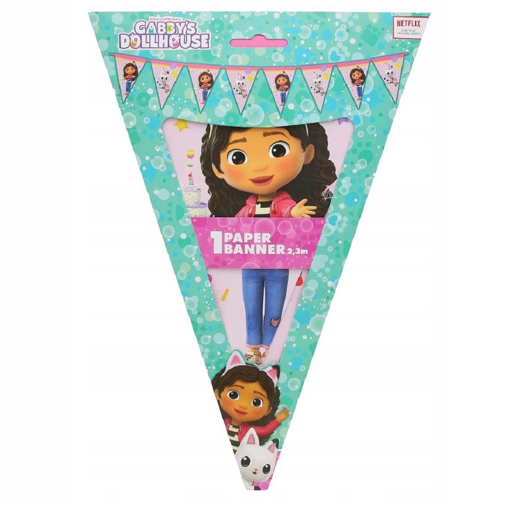 Ghirlanda party, Gabby's Dollhouse, 230 cm - imagine 3