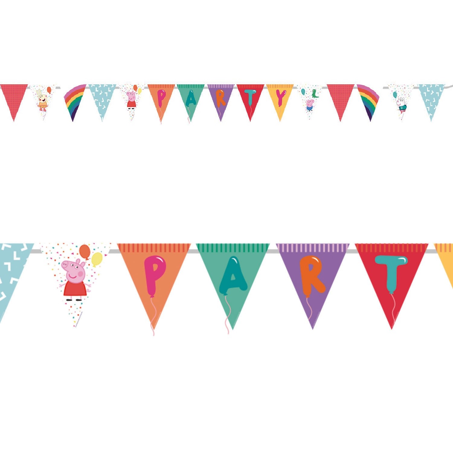 Ghirlanda decor, Peppa Pig, 330 x 17 cm