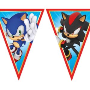 Ghirlanda petrecere Sonic si Shadow, 230 cm