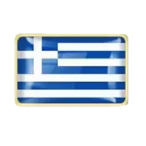 Insigna Steag Grecia, dreptunghiulara