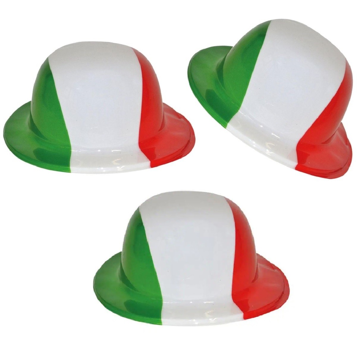 Palarie melon, plastic, Steag Italia - imagine 2