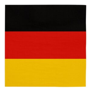 Set 20 servetele Steag Germania, 33 x 33 cm
