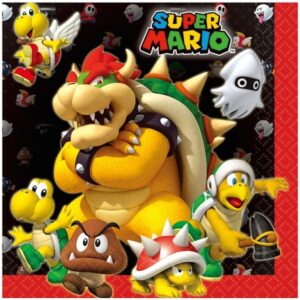 Set 20 servetele Super Mario, 33 x 33 cm