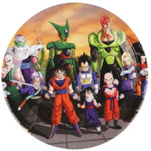 Set 10 farfurii Dragon Ball, 18 cm