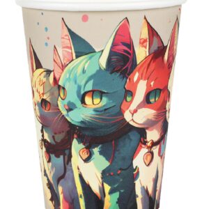 Set 10 pahare Manga si Anime, 270 ml
