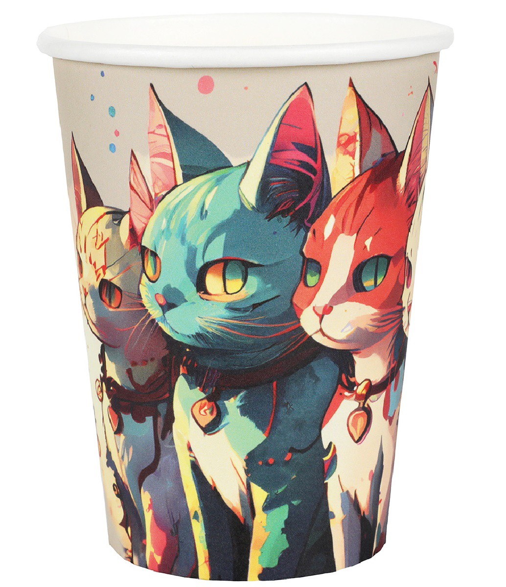 Set 10 pahare Manga si Anime, 270 ml