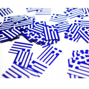 Set 150 Confetti cu Steag Grecia