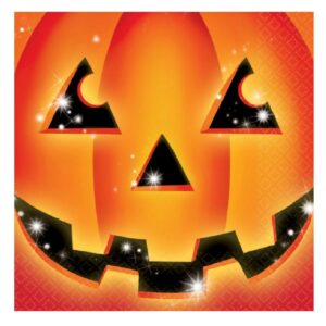 Set 20 servetele Dovleac Jack O'Lantern, 33x33 cm