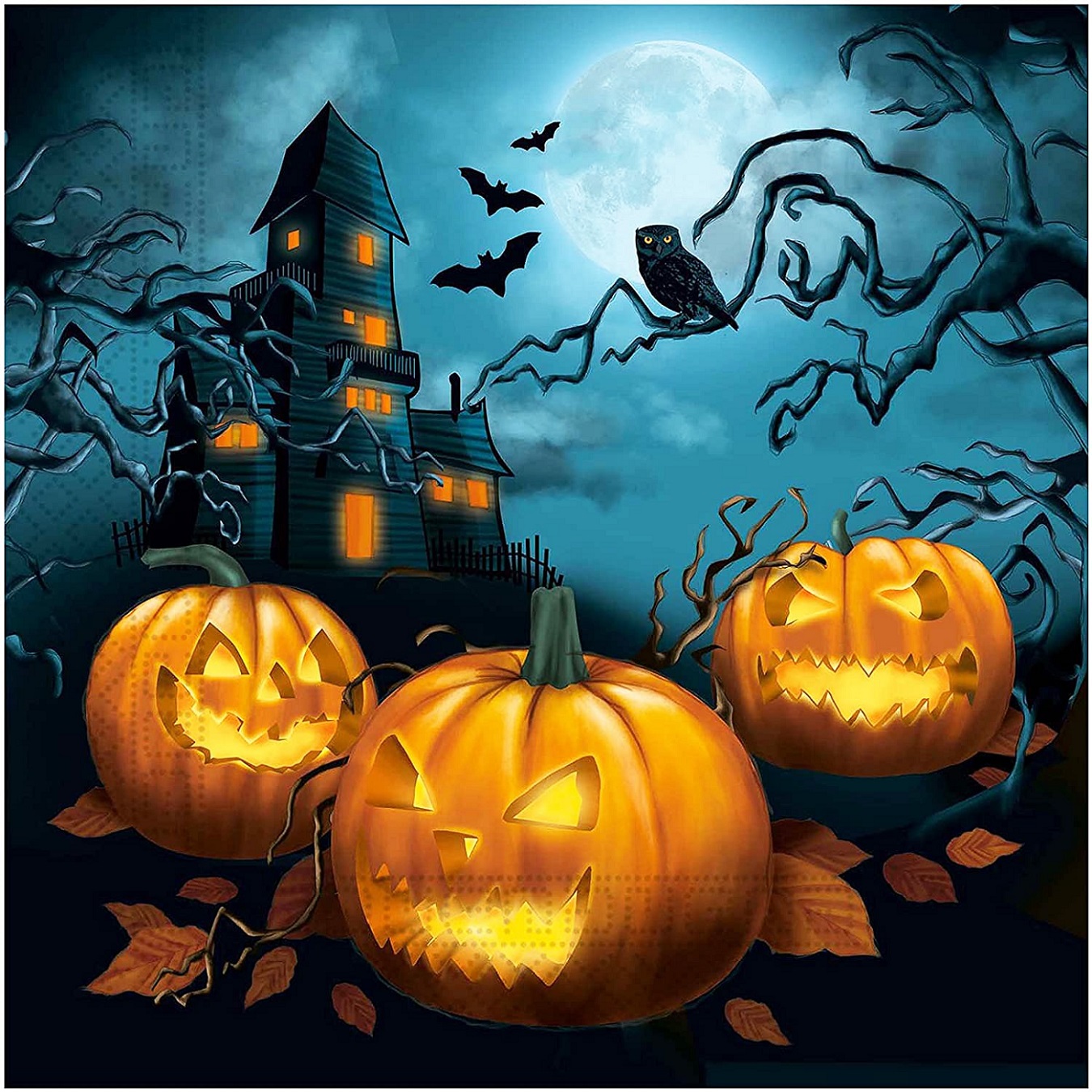 Set 20 servetele, Halloween Sensation, 33 cm