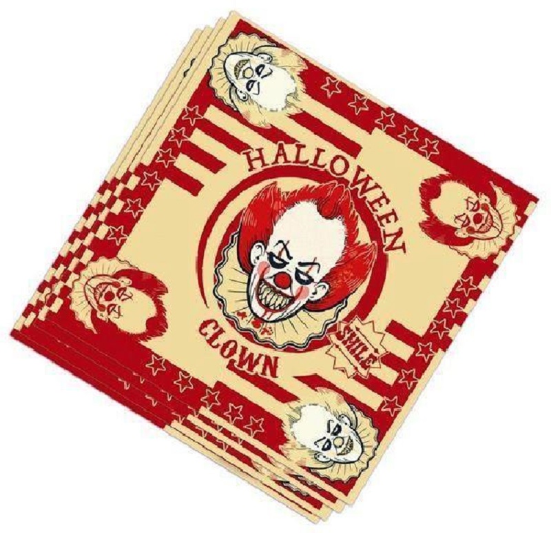 Set 20 Servetele Scarry Clown, 33 x 33 cm - imagine 2